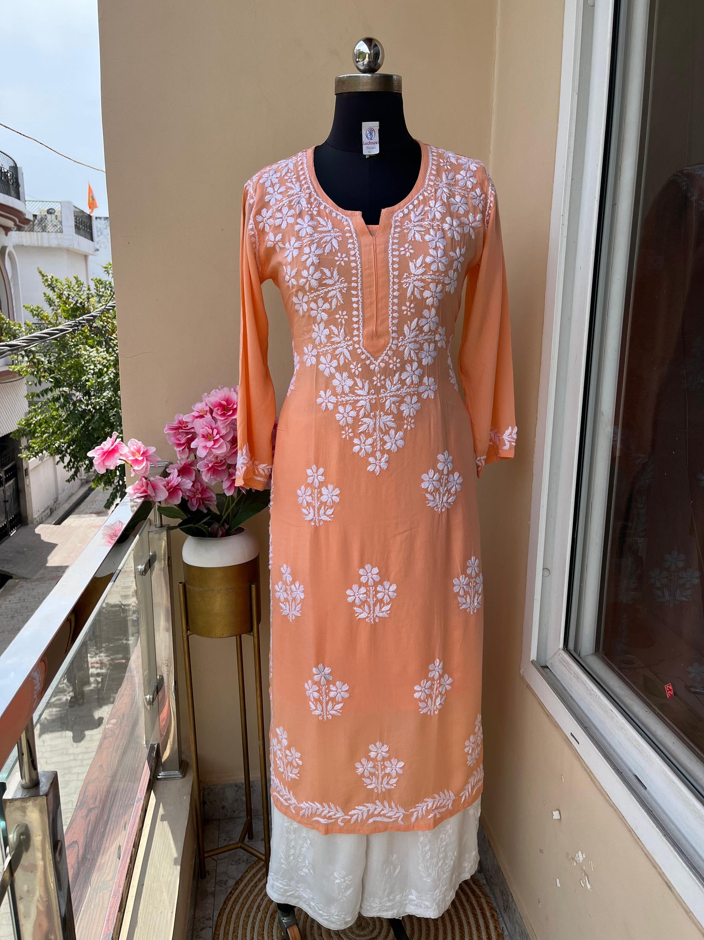 Primum Modal Kurti and Palazzo Set