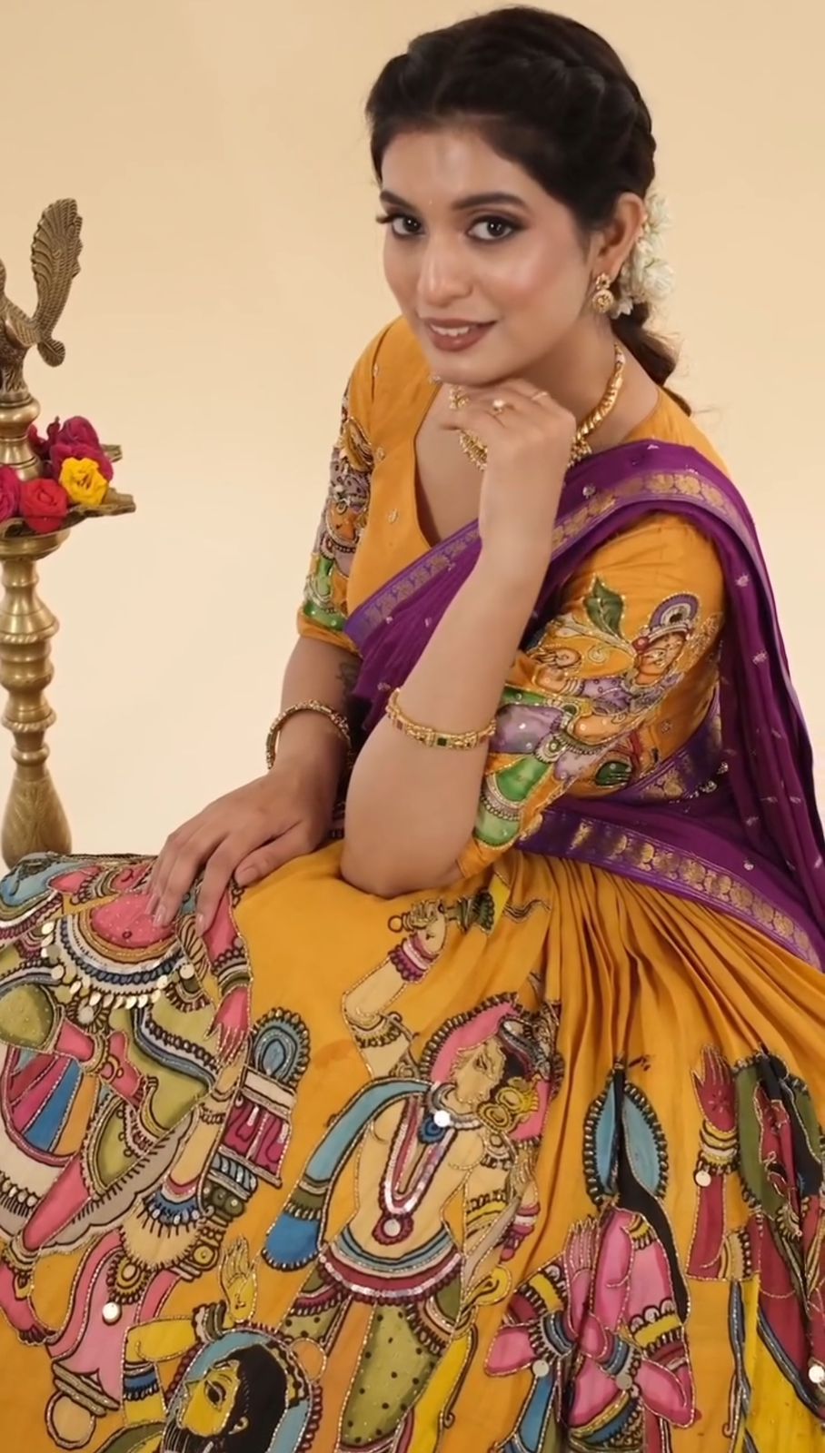 Kalamkari Lehenga choli